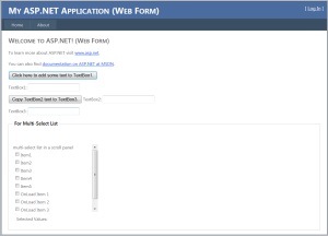 ASP .NET Web Forms